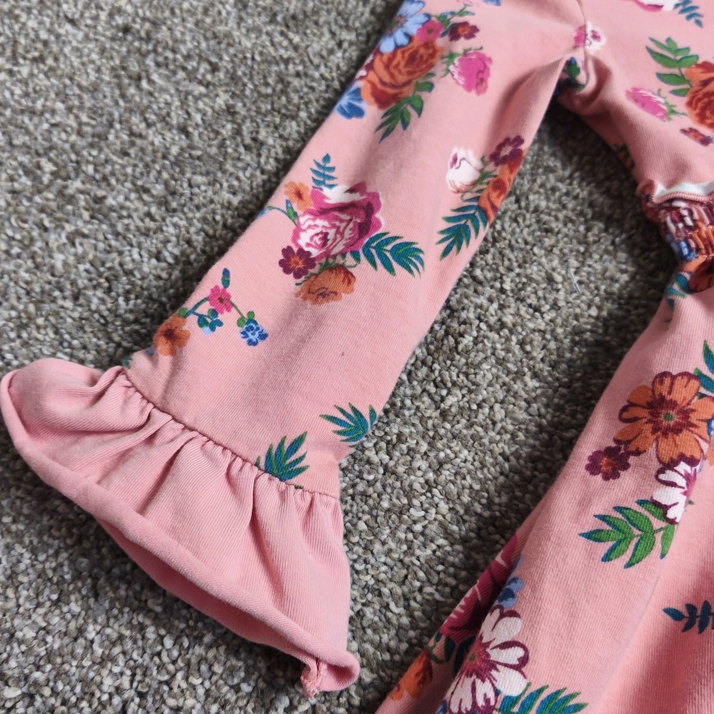 Matilda Jane Girls Dress Lot Size 2 Floral Red‎ Boho Ruffle Boutique - Picture 9 of 12